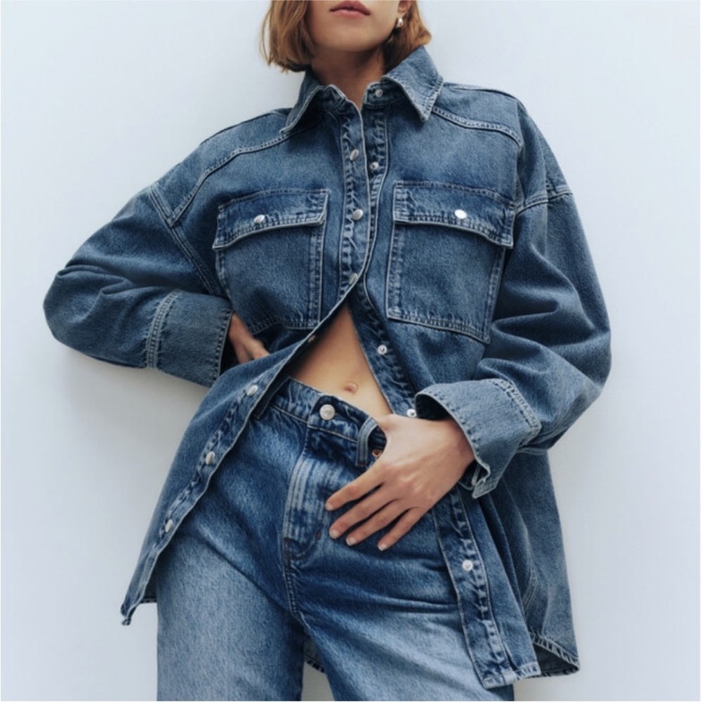 Reformation Ace Oversized Shirt Jacket XS